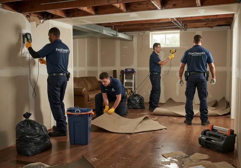 Flood DamageMaterial Assessment and Debris Removal process in Inverness, FL